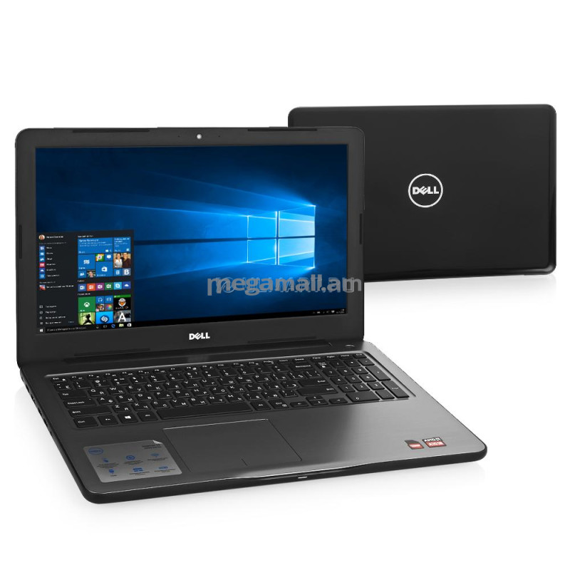 ноутбук Dell Inspiron 5565, 5565-7812, 15.6" (1920x1080), 8GB, 1000GB, AMD A10-9600P, 4GB AMD Radeon R7 M445, DVD±RW DL, LAN, WiFi, BT, Win10, black, черный