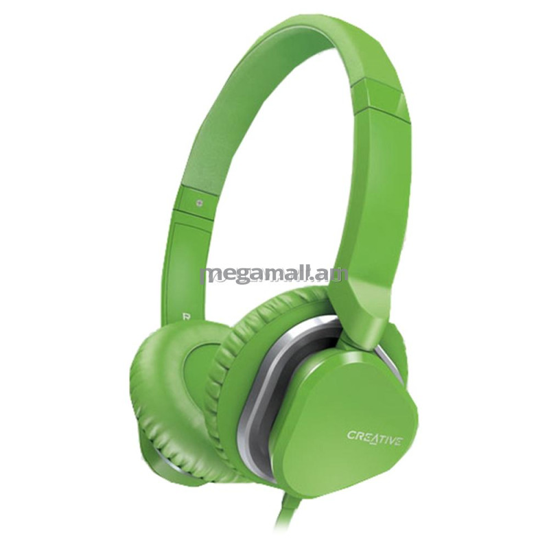 Наушники Creative Hitz MA2400, зеленые, с микрофоном