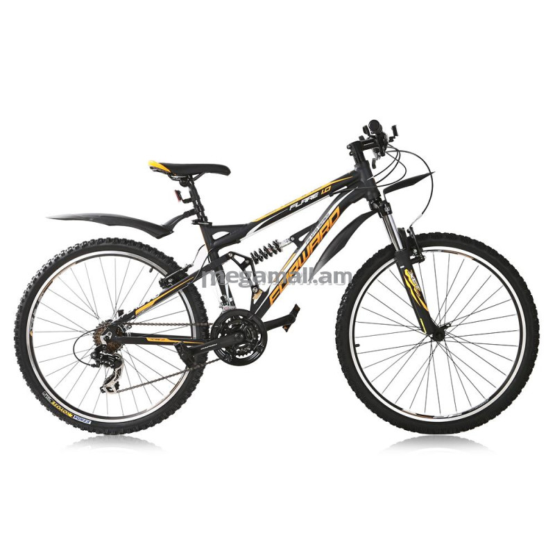 Велосипед FORWARD FLARE 1.0 (2014), колеса 26", рама 16", скоростей 21, черный матовый (RBKW4S66Q011)