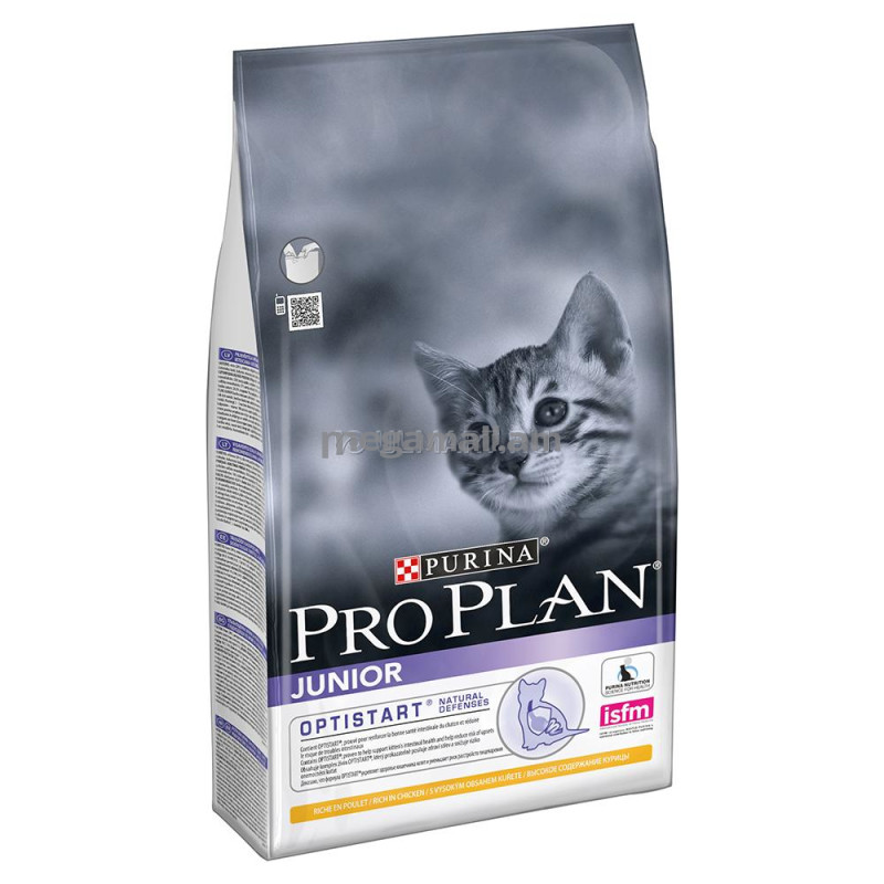 Корм Purina Pro Plan Junior kitten rich in Сhicken dry (1.5 кг) (12171548 / 7613033563089)