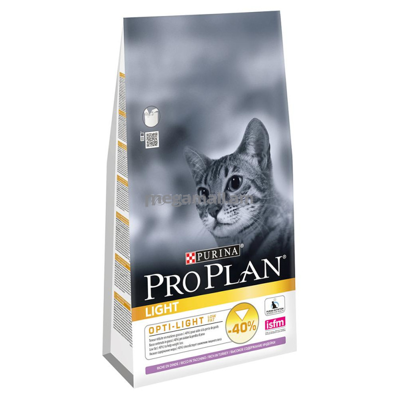 Корм Purina Pro Plan Light feline rich in Turkey dry (1.5 кг) (12066154 / 3222270953665)
