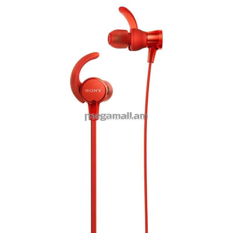 Наушники Sony MDR-XB510ASR, красный, с микрофоном