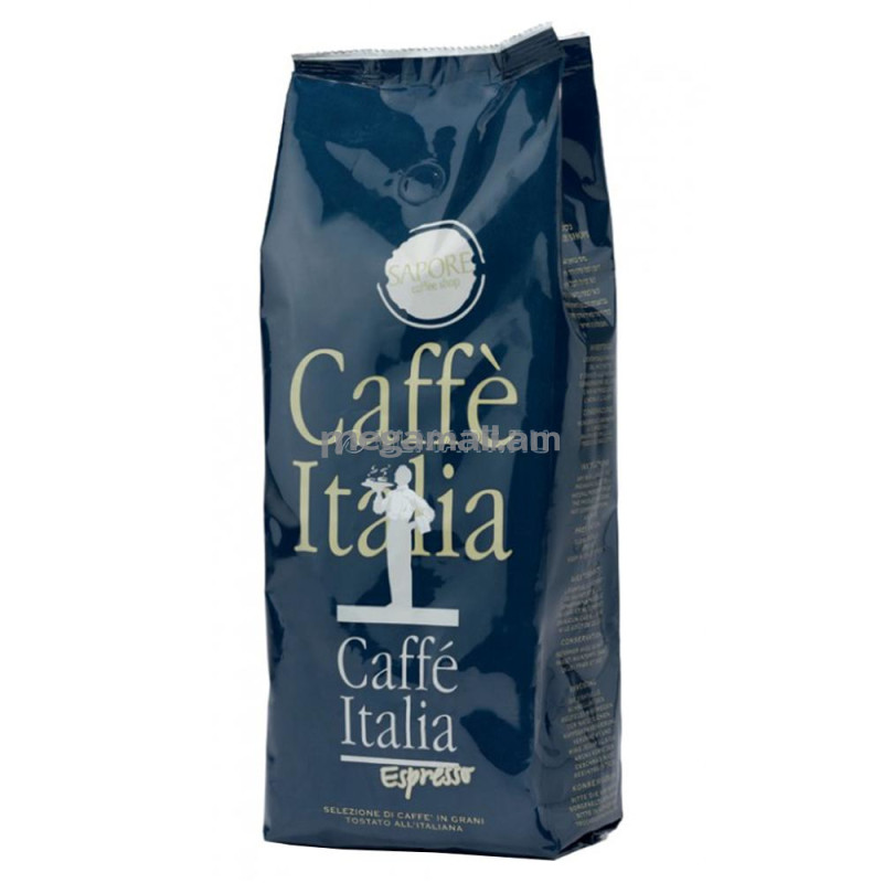 кофе зерновой Caffe Italia Sapore Blu Grano, 1 кг