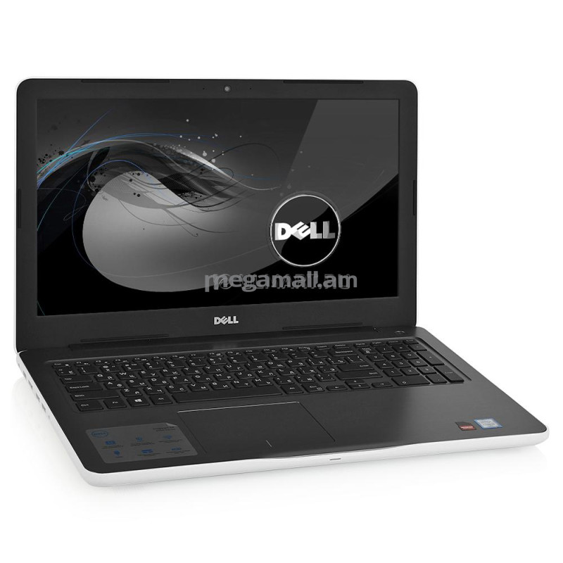 ноутбук Dell Inspiron 5567, 5567-2648, 15.6" (1920x1080), 8GB, 1000GB, Intel Core i7-7500U, 4GB AMD Radeon R7 M445, DVD±RW DL, LAN, WiFi, BT, Linux, white, белый
