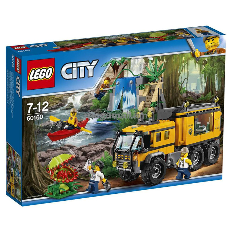 Конструктор LEGO City Jungle Explorer Передвижная лаборатория в джунглях (60160)