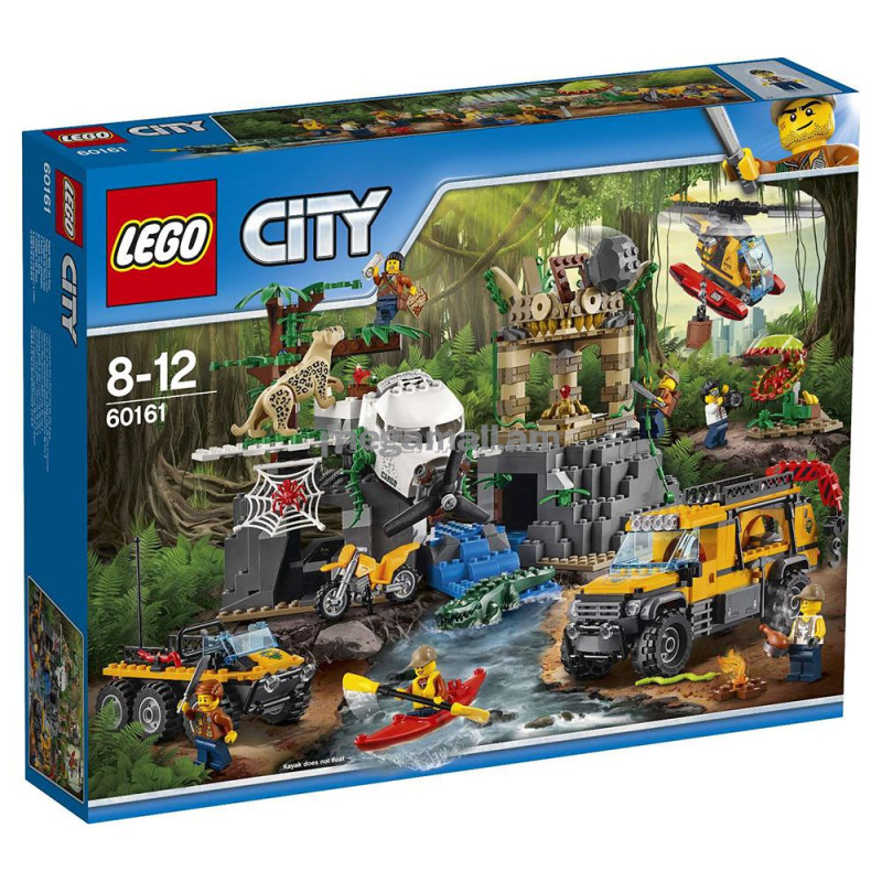 Конструктор LEGO City Jungle Explorer База исследователей джунглей (60161)
