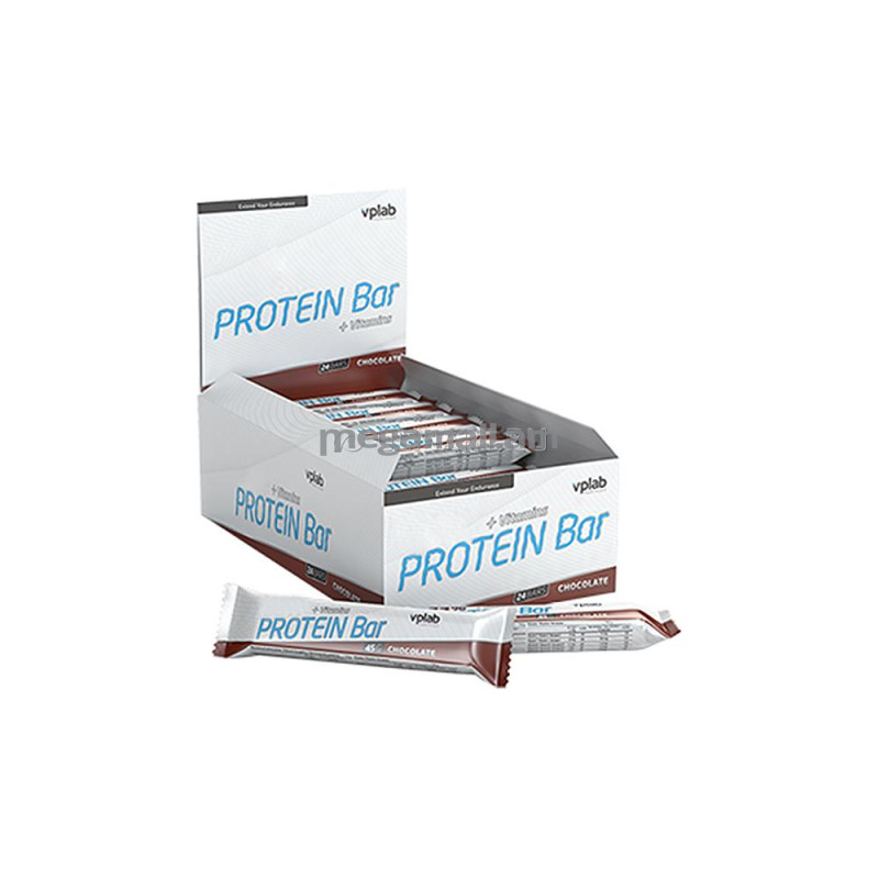 Протеиновые батончики VP Laboratory 32% Protein bar (24шт*45г) шоколад