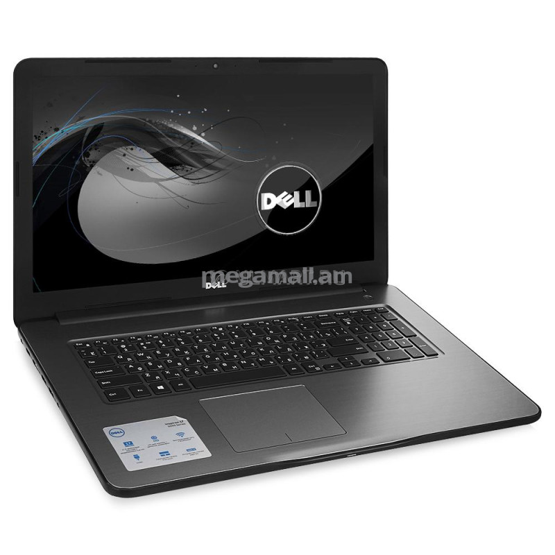 ноутбук Dell Inspiron 5767, 5767-7475, 17.3" (1600x900), 4GB, 1000GB, Intel Core i3-6006U, 4GB AMD Radeon R7 M445, DVD±RW DL, LAN, WiFi, BT, Win10, black, черный