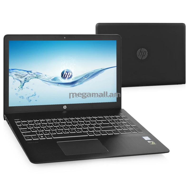 ноутбук HP Pavilion Power 15-cb006ur, 1ZA80EA, 15.6" (1920x1080), 8GB, 1000GB, Intel Core i5-7300HQ, 2GB NVIDIA GeForce GTX1050, LAN, WiFi, BT, white backlit Kbd, FreeDOS