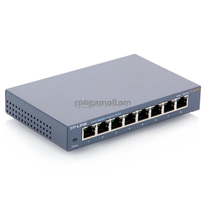 коммутатор TP-Link TL-SG108, switch 8-port 10/100/1000Mbps
