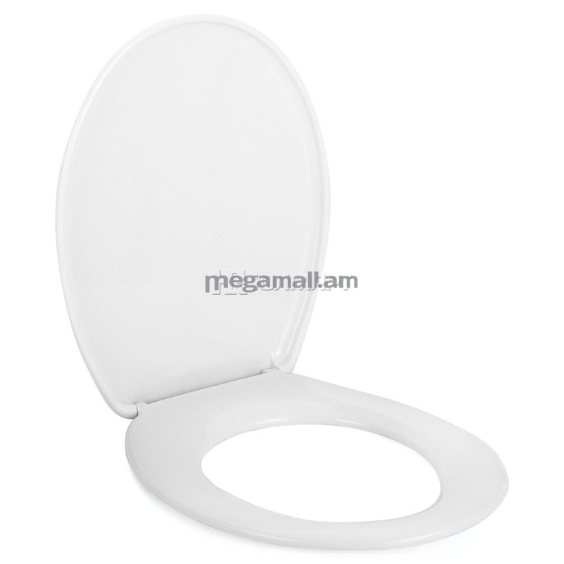 Сиденье для унитаза IDDIS 360х410-450мм, полипропилен, цвет белый ID01061.1