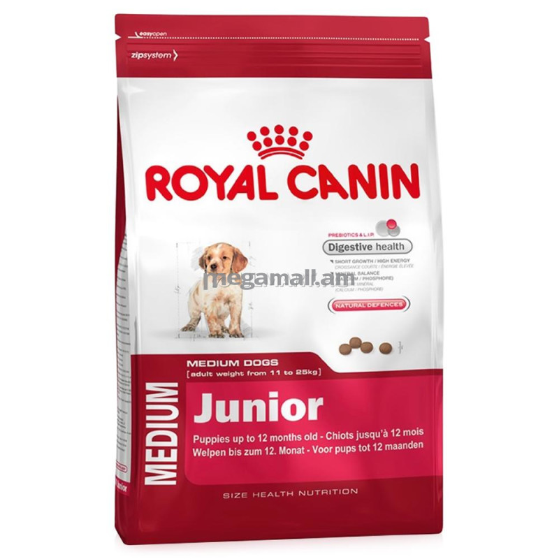 Корм Royal Canin Medium Junior (4 кг)