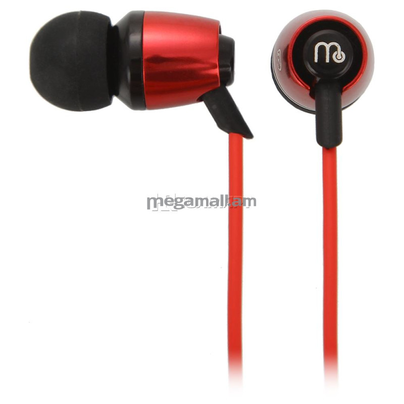 Наушники Molecula EM-921, красный, с микрофоном