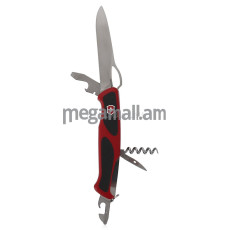Нож перочинный VICTORINOX RangerGrip 61 0.9553.MC, 130мм, 11 функций, красно-чёрный