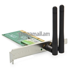 pci wifi адаптер TP-LINK TL-WN851ND, 300Mbps 802.11n, 2x2 MIMO