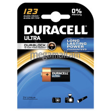 батарейка CR123 01шт. Duracell литиевая ULTRA