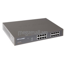 коммутатор TP-Link TL-SG1016D, 16-port gigabit switch 10/100/1000Mbps, Steel case