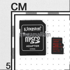 карта памяти TransFlash 32ГБ MicroSDHC Class 10 UHS-I 90R/80W Kingston, SDCA3/32GB, адаптер