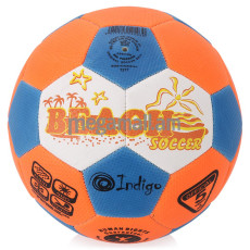 Мяч футбольный INDIGO BEACH, размер 5, пляжный, 1198 пляжный