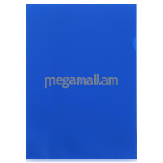 папка-уголок Бюрократ, А4, 180 мкм, непрозрачная, синяя (упаковка 20 шт) [E310N/1blu]