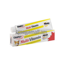 Паста Gim Cat Мульти-Витамин с ТГОС для кошек, 100г (4002064401393)