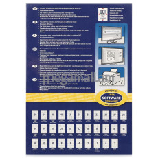 самокл. этикетки Europe100, 70х37 мм, универсальные, белые, 100л (ELA011)