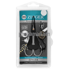 ножницы для кутикулы Zinger Premium, матовые, с профессиональной ручной заточкой [4606033041636]