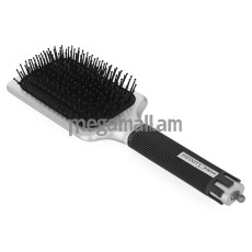 щетка для волос Zinger Infinity BBK-280-N-ION, прямоугольная, с пластиковыми зубьями, с хвостом для укладки [4606033039596]