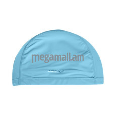 Шапочка для плавания MESUCA MEA, прорезиненная ткань, голубой