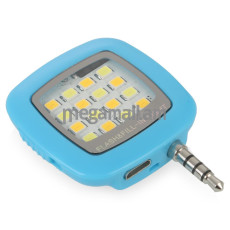 Вспышка SkinBox LED Flash, 16 диодов, jack 3.5 мм, синий