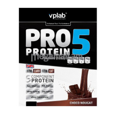 Протеин VP Laboratory PRO5 Protein (шоколад-нуга) 1200 г