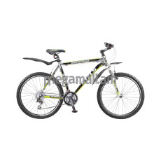 Велосипед Stels Navigator 750 D 26 (2015), колеса 26", рама 19", 24 скорости, черный/белый/синий