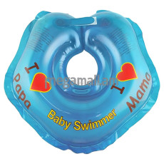 Круг на шею Baby Swimmer голубой, с рождения 3-12кг, BS21B,(4612733260222)