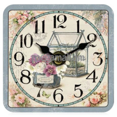 Часы MAGIC HOME Зимний сад, 10x10см (40726 / 4606008329783)