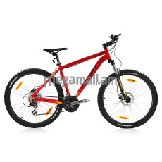Велосипед Merida Big.Seven 20-D (2016), колеса 27.5", рама 18.5", 24 скорости, красный матовый (желтый/черный)
