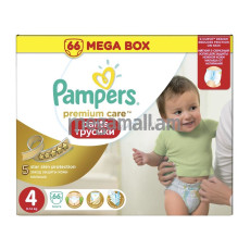Трусики-подгузники Pampers Premium Care Pants 4 (9-14 кг), 66 шт