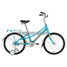 Велосипед 2-кол Forward Azure 20", с боковыми колесами, голубой (RBKW64N01005)
