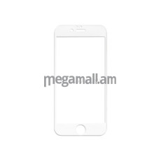 Защитное стекло, iPhone 6 / 6S Plus, прозрачное, с рамкой, uBear 3D Full Cover, белый