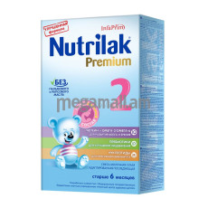 Смесь молочная Nutrilac Premium 2 (6-12 мес), 350 г