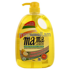 средство для мытья посуды, фруктов и овощей Mama Lemon Gold Лимон, 1 л, концентрат [461064] [8888300461064]
