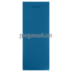 Коврик для йоги STARFIT FM-101 PVC 173x61x1,0 см, синий , 4680019130521