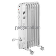 масляный обогреватель радиатор SUPRA ORS-07-S1 white, 7 секций, 1500 Вт