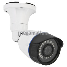 камера для  видеонаблюдения Ginzzu HAB-2033P корпусная, AHD 2.0Mp, 1/2.7" PAS5220 Сенсор, ИК подстветка до 20м, металлический корпус, защита IP66