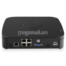 рекордер для IP-видеонаблюдения Qstar N2004PDT, 4 канала x 1080P, Onvif, P2P, HDMI, HDD