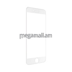 Защитное стекло, iPhone 7, прозрачное, с рамкой, белый, uBear NANO Full Cover