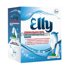 соль для посудомоечных машин Elly, 3 кг, ЭКО [4626016180060]