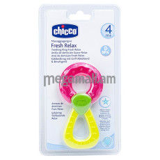 Прорезыватель-игрушка Chicco Fresh Relax "Кольцо",розовое,4мес.+/310412039