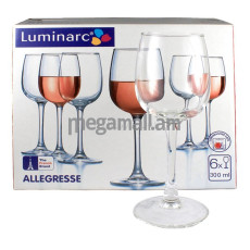 Набор фужеров для вина Luminarc АЛЛЕГРЕСС 6шт 300мл (4690509017027)