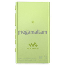 mp3 плеер Sony Walkman NWA37 64Gb, с наушниками, зеленый