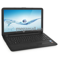 ноутбук HP 15-ay044ur, X5B97EA, 15.6" (1366x768), 4GB, 500GB, Intel Pentium N3710, 2GB AMD Radeon R5 M430, LAN, WiFi, BT, FreeDOS, black, черный